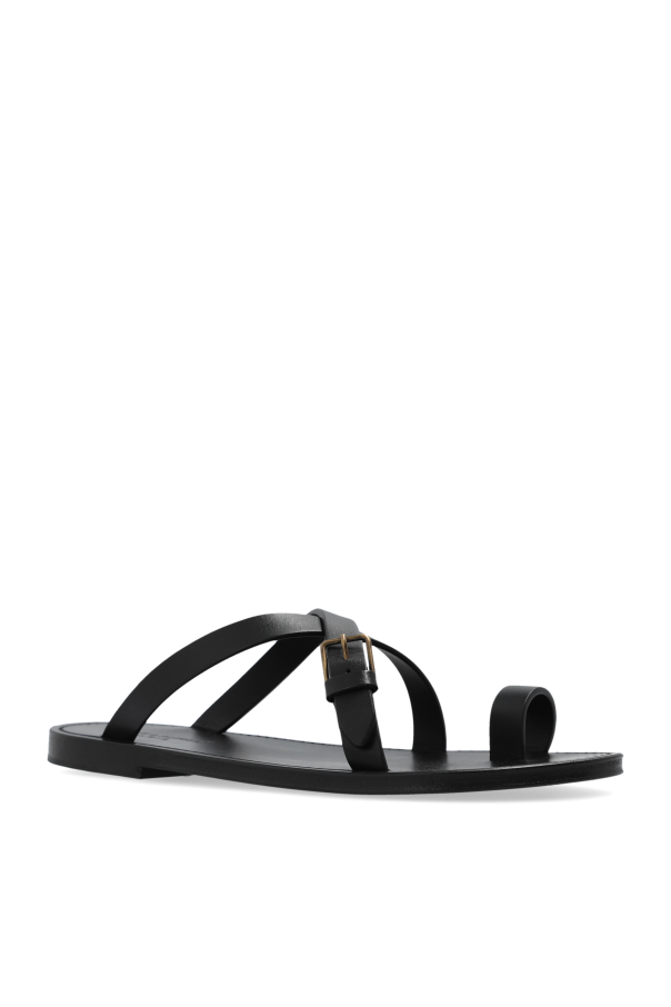 Saint Laurent Leather slippers | Women's Shoes | Vitkac
